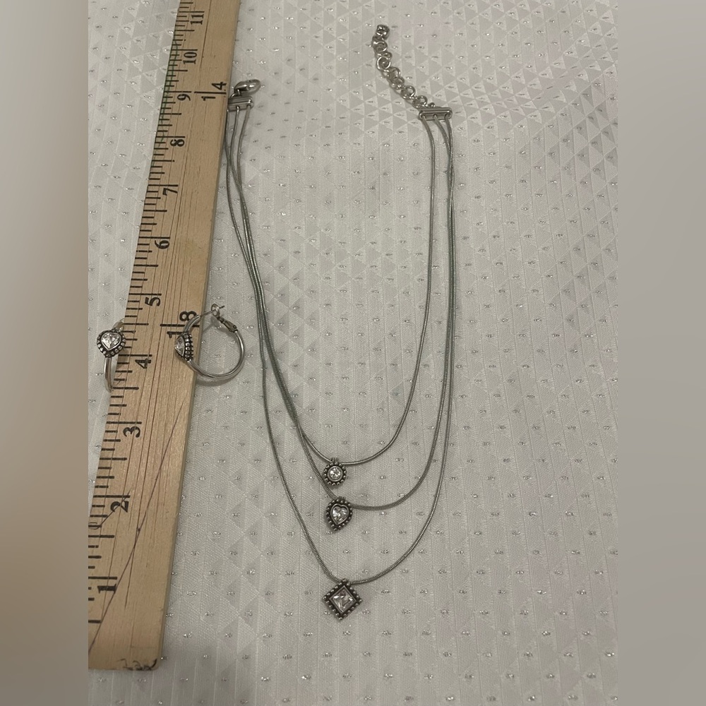 Brighton necklace and earrings